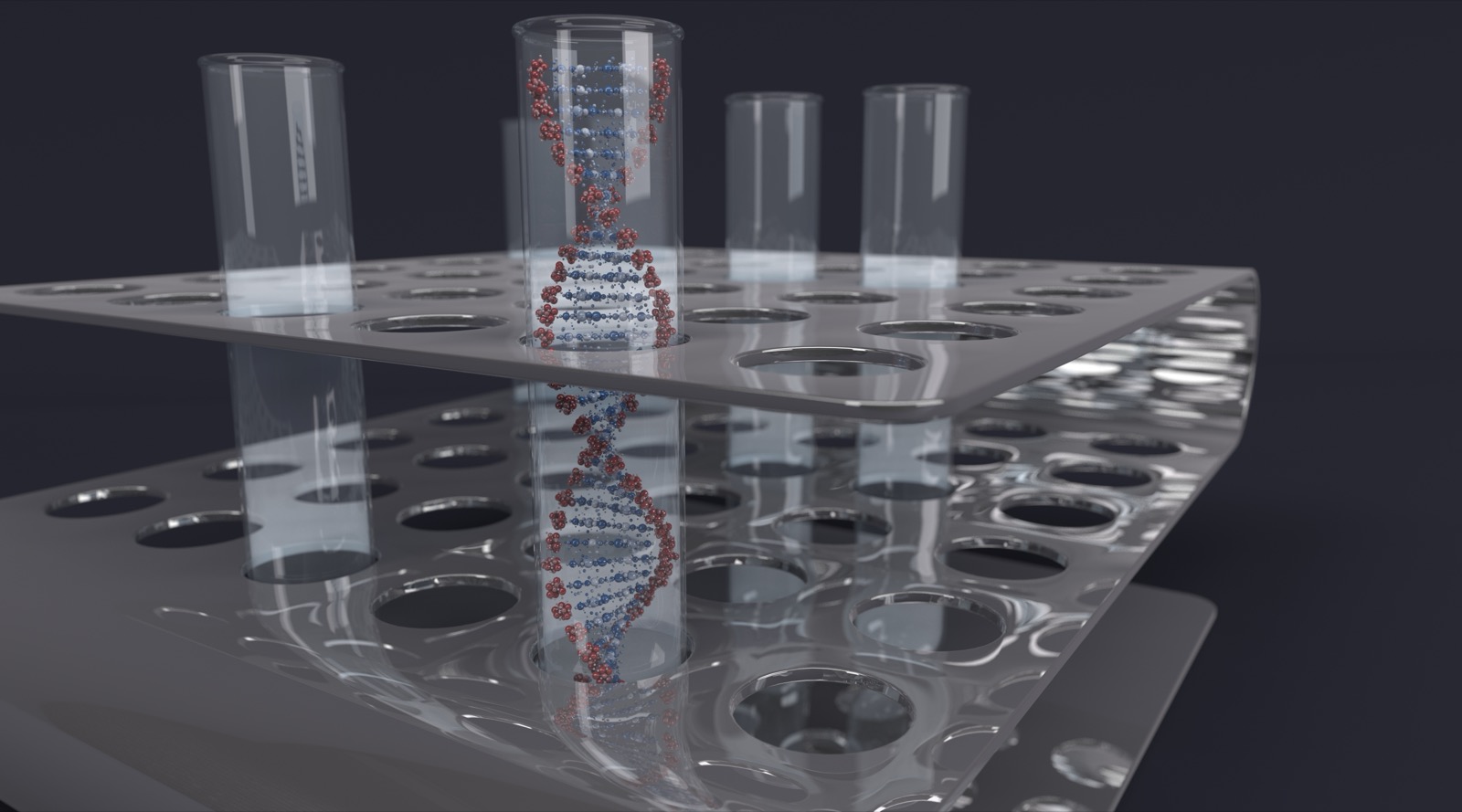 Lymeric materials simulation render